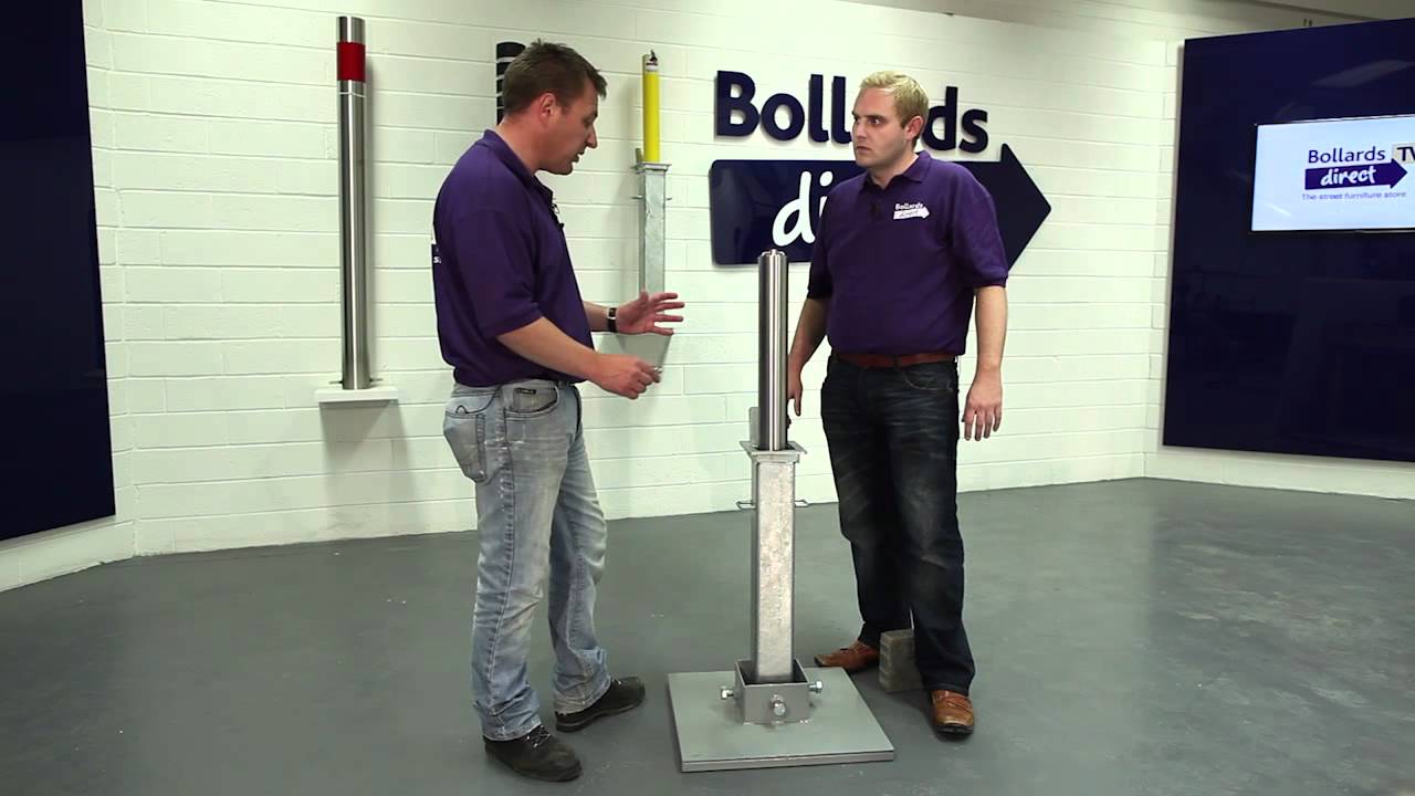 Rhino RTRD4 SS Telescopic Bollard