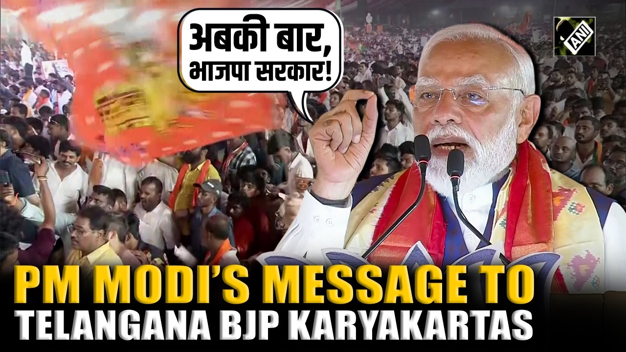 &ldquo;Telangana mein bhi is baar BJP sarkar!&rdquo; PM Modi roars after Massive Bengal win