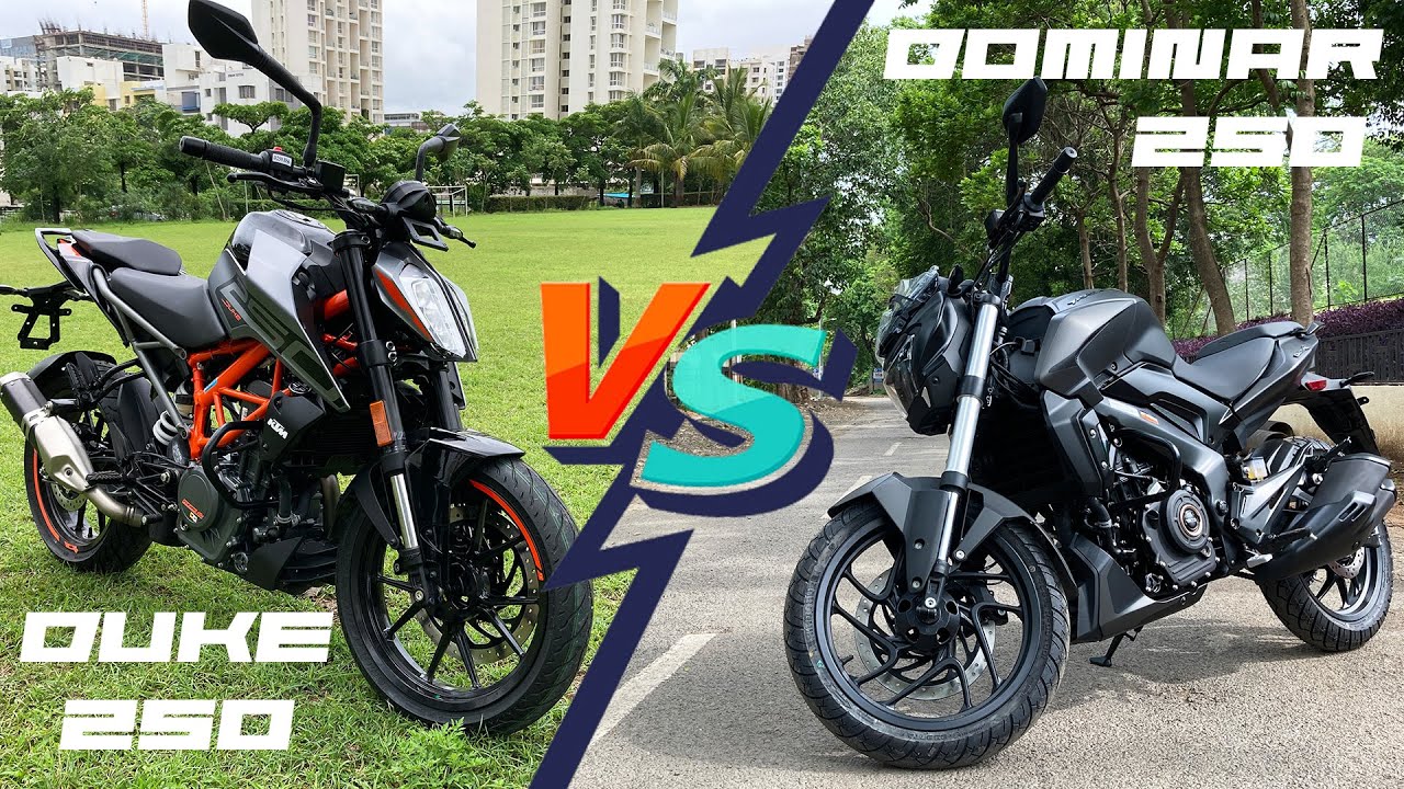 Duke 250 против Dominar 250 — подробное сравнение | Face-Off | Какой из них выбрать? — Rev Explorers