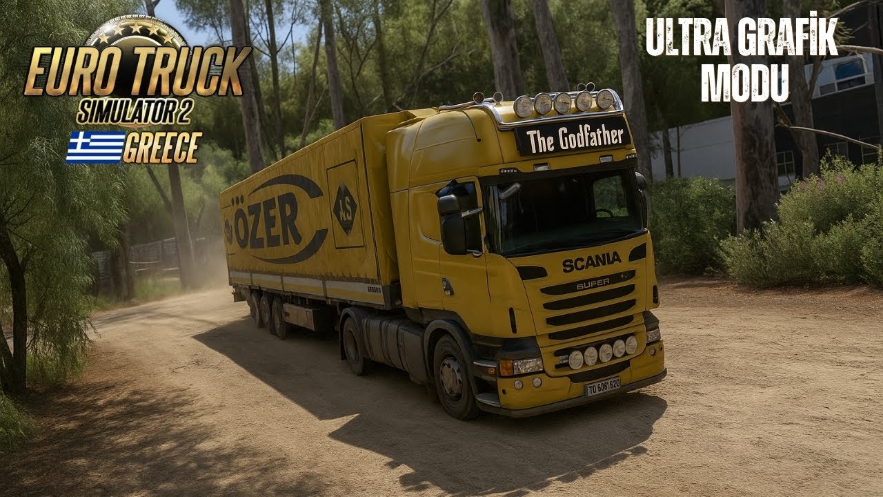 ETS2 Scania R450 | SnowyMoon Grafik Modu + Dorse Modu | Greece DLC Gameplay #ets2