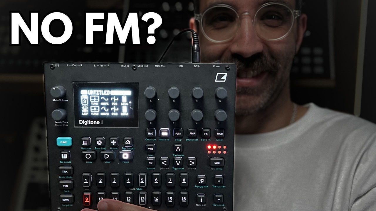 Я купил FM-синтезатор, но не использовал функцию FM-тюнера (Digitone II).