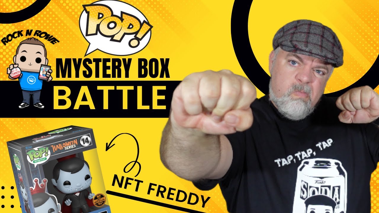 RockNRowe Funko Pop Mystery Box Battle and NFT Vampire Freddy Funko Grail