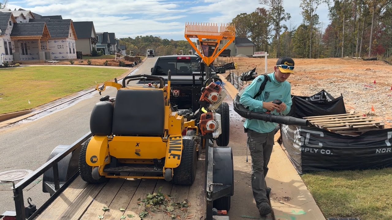 NEW CLIENT!!!  satisfying mowing