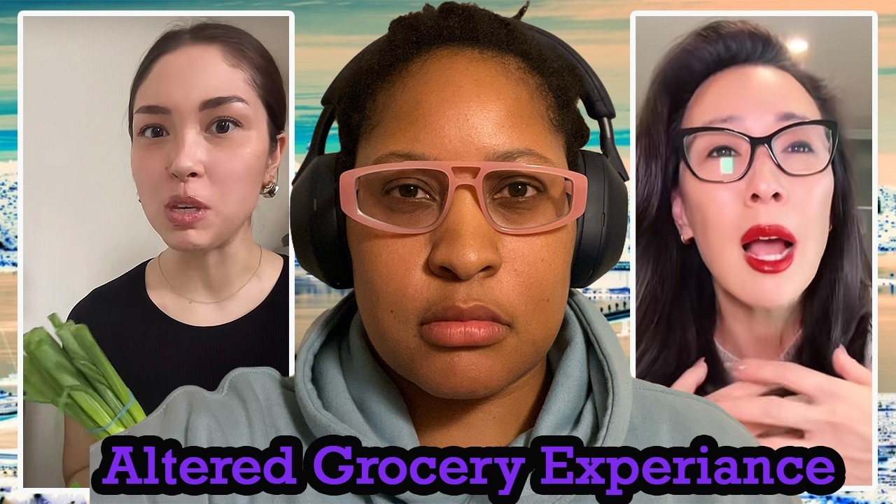TikTok Asian Grocery Drama Side-Eyes & Uncomfortablility