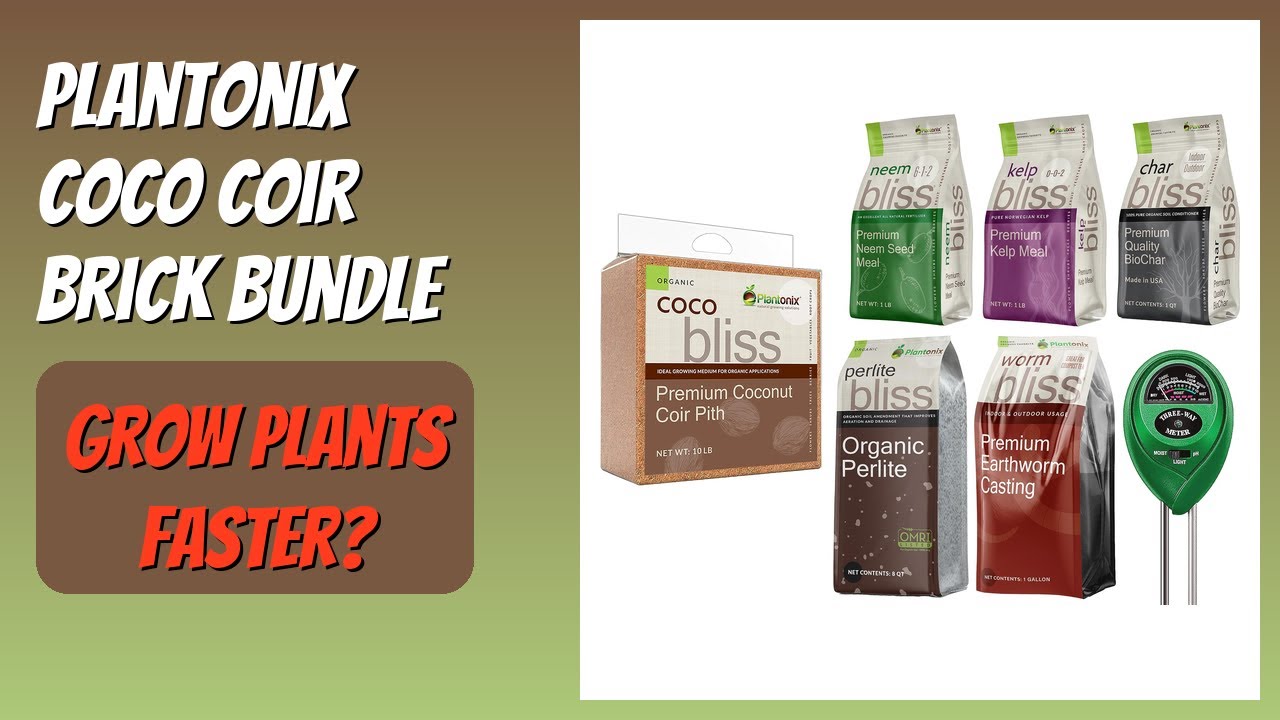 REVIEW (2026): Plantonix Coco Coir Brick Bundle. Features