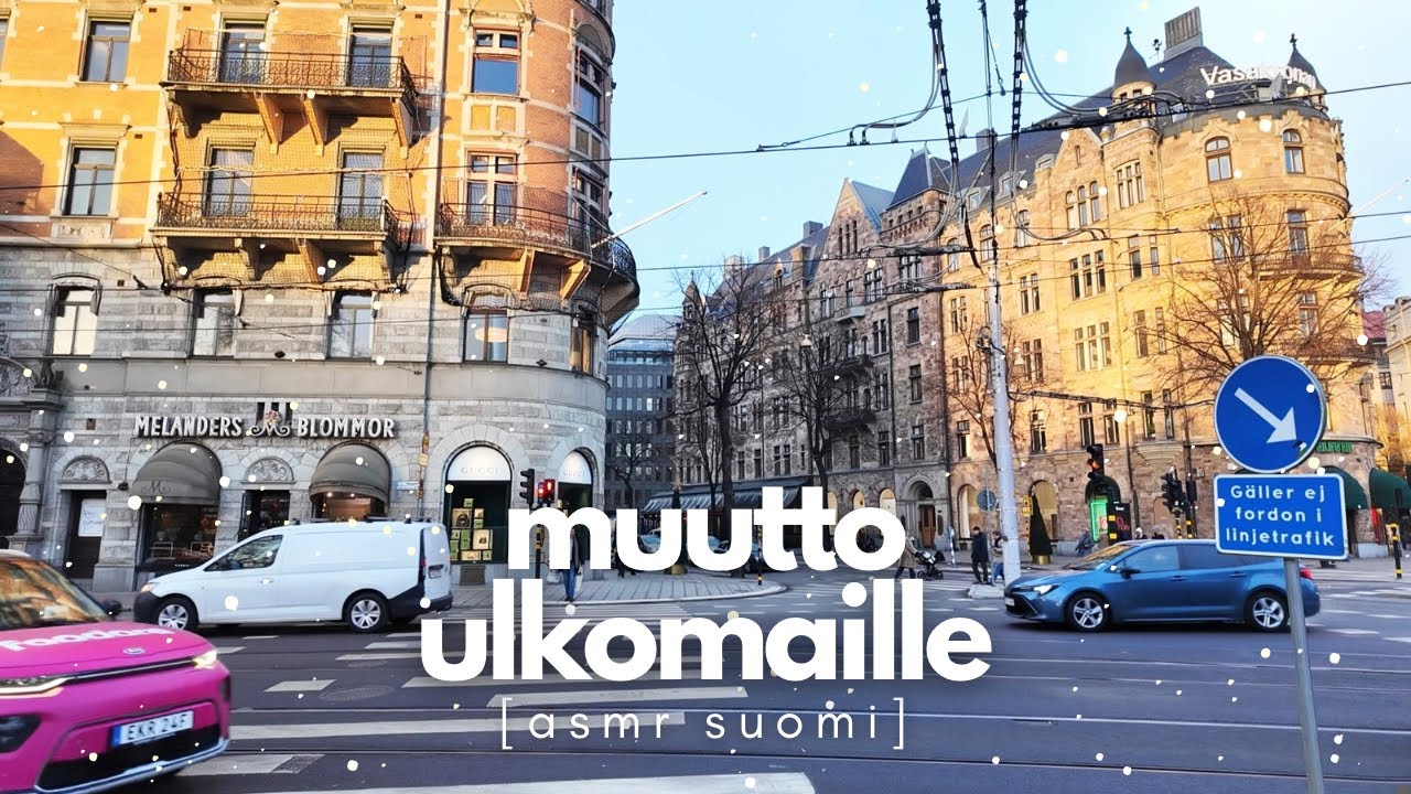 ASMR suomi - Muutto ulkomaille : höpöttely & kävely