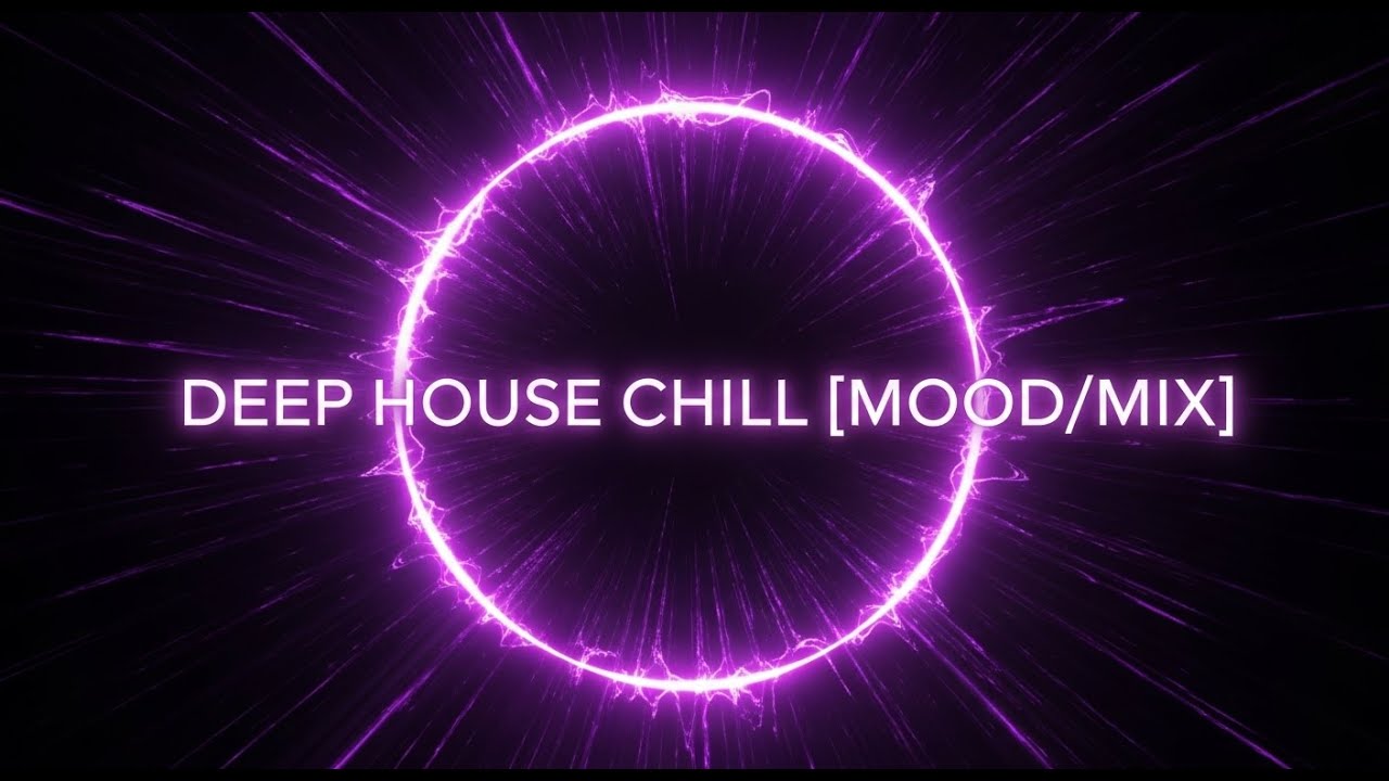 Hypnotic Chill EDM Visualizer 8K Loop  Deep House Instrumental Night Relax 122BPM
