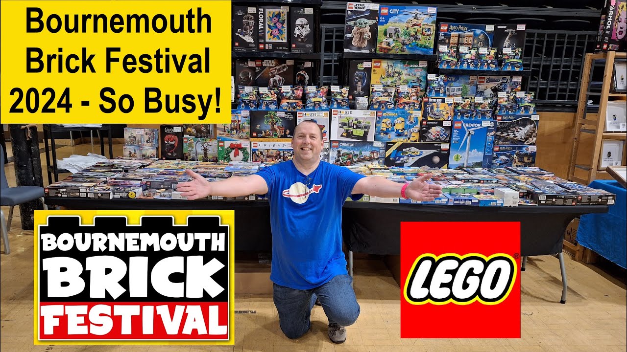 Bournemouth Brick Festival 2024 - Attending my local Lego event as a trader at a very busy event