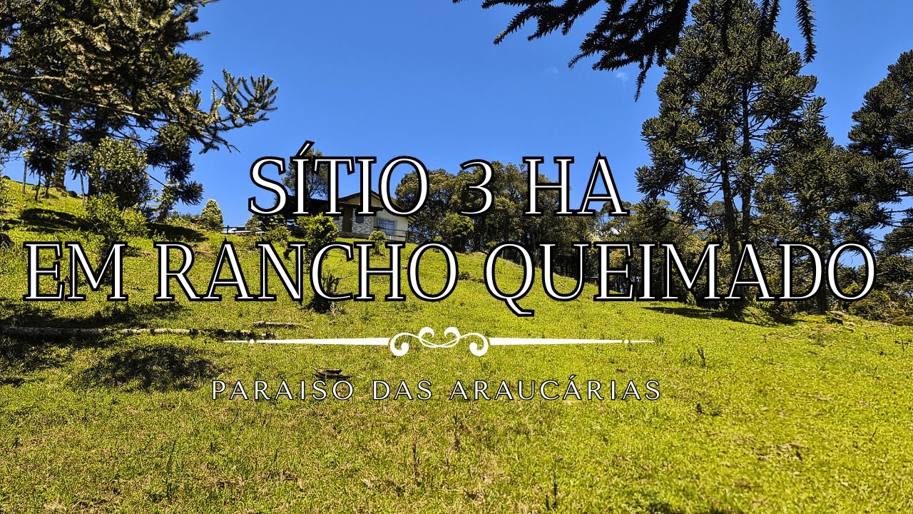 Sítio em Rancho Queimado 3 HA