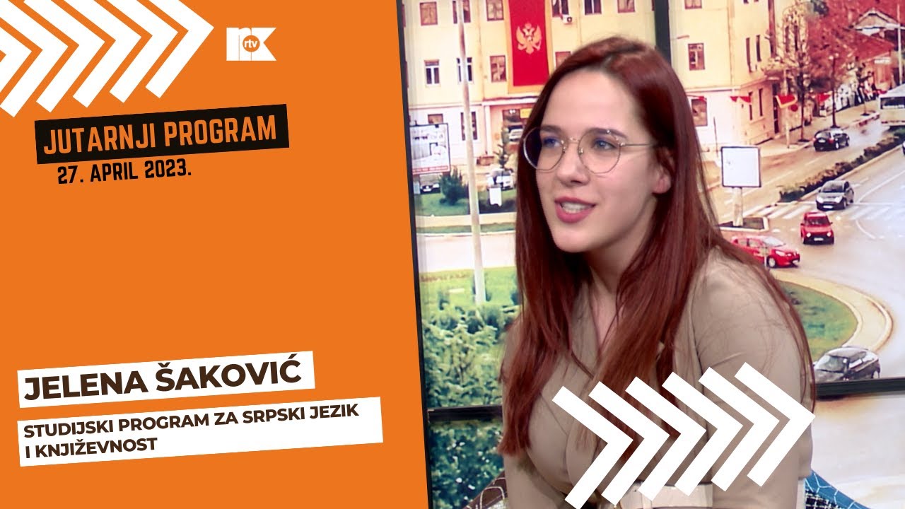 Jutarnji program, 27. 4. 2023. - Jelena Šaković, Studijski program za srpski jezik I književnost