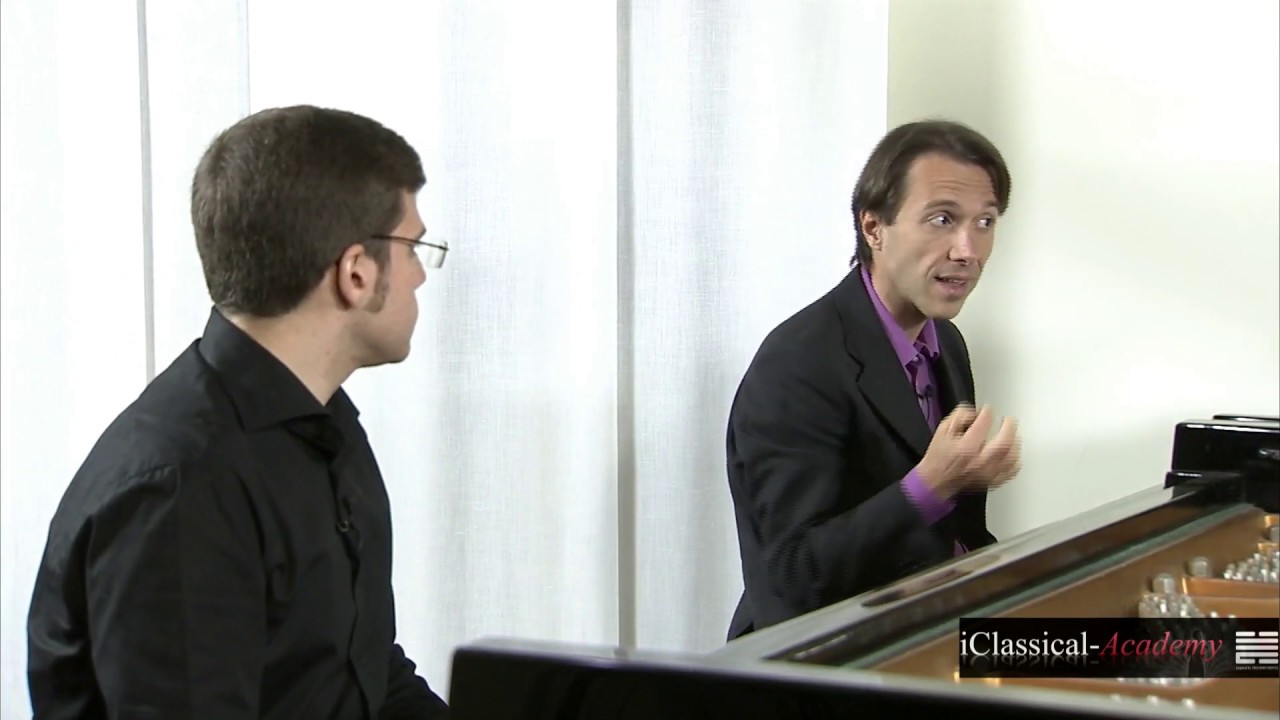PIANO MASTERCLASS  BACH ITALIAN CONCERTO BWV 971 - MAURIZIO BAGLINI