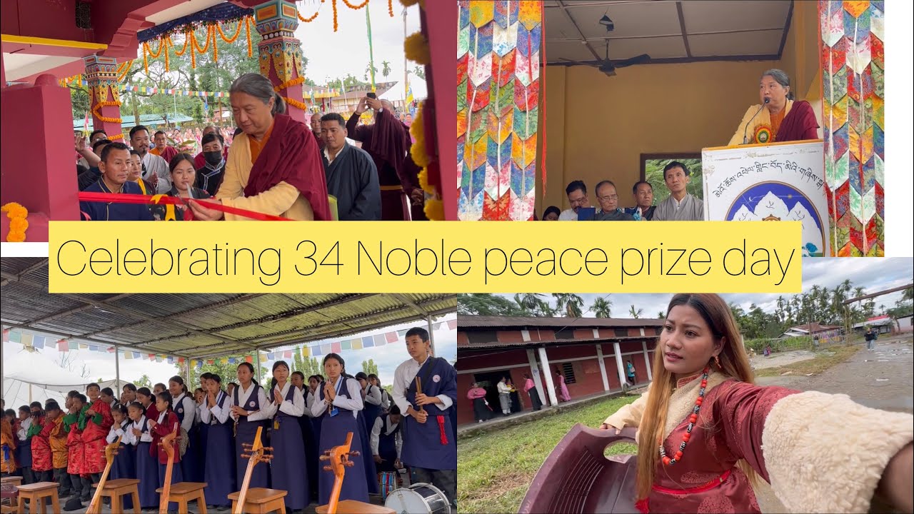 34thAnniversary of Conferment of  Nobel Peace Prize on || His Holiness the 14th Dalai🙏🏻💐