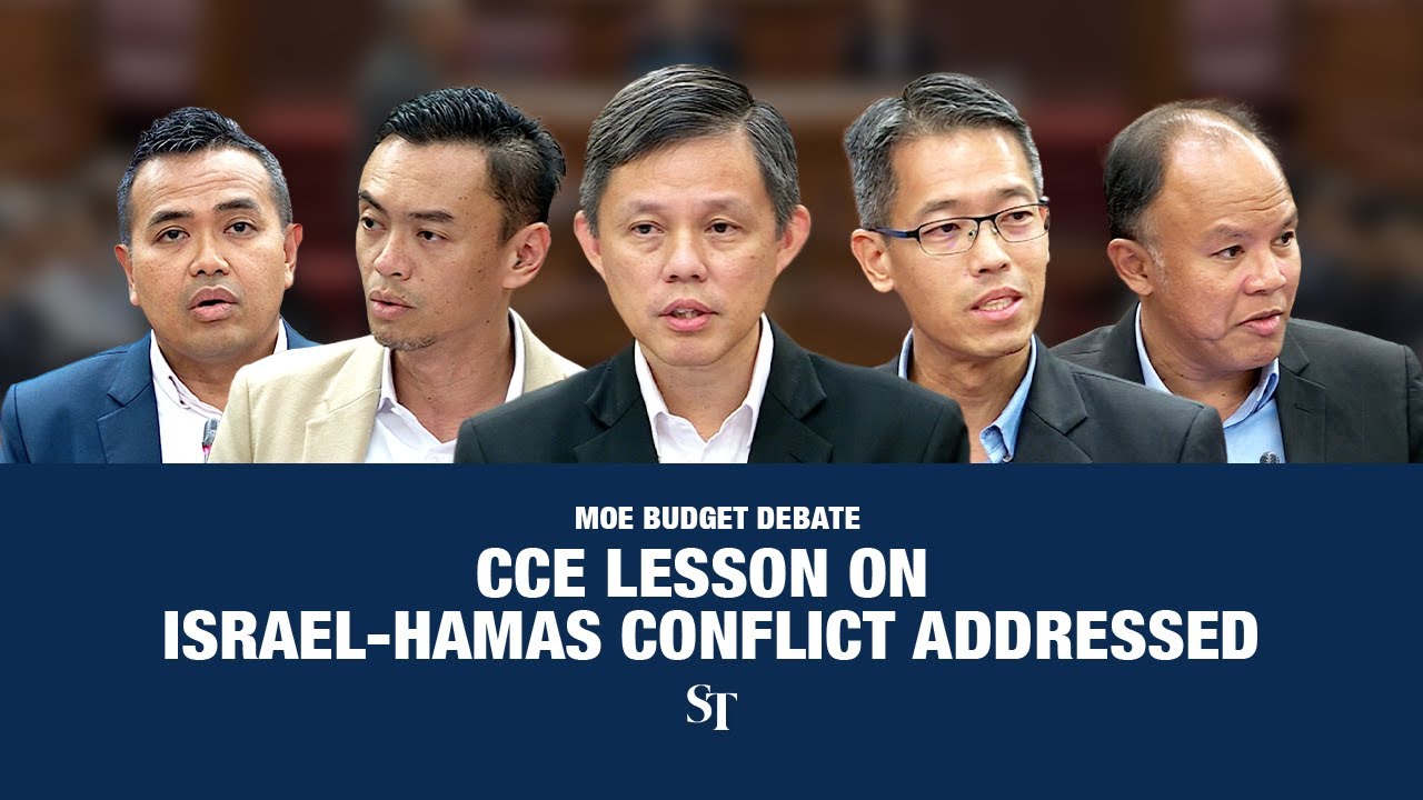 [FULL] Chan Chun Sing addresses backlash, feedback on Israel-Hamas CCE lesson