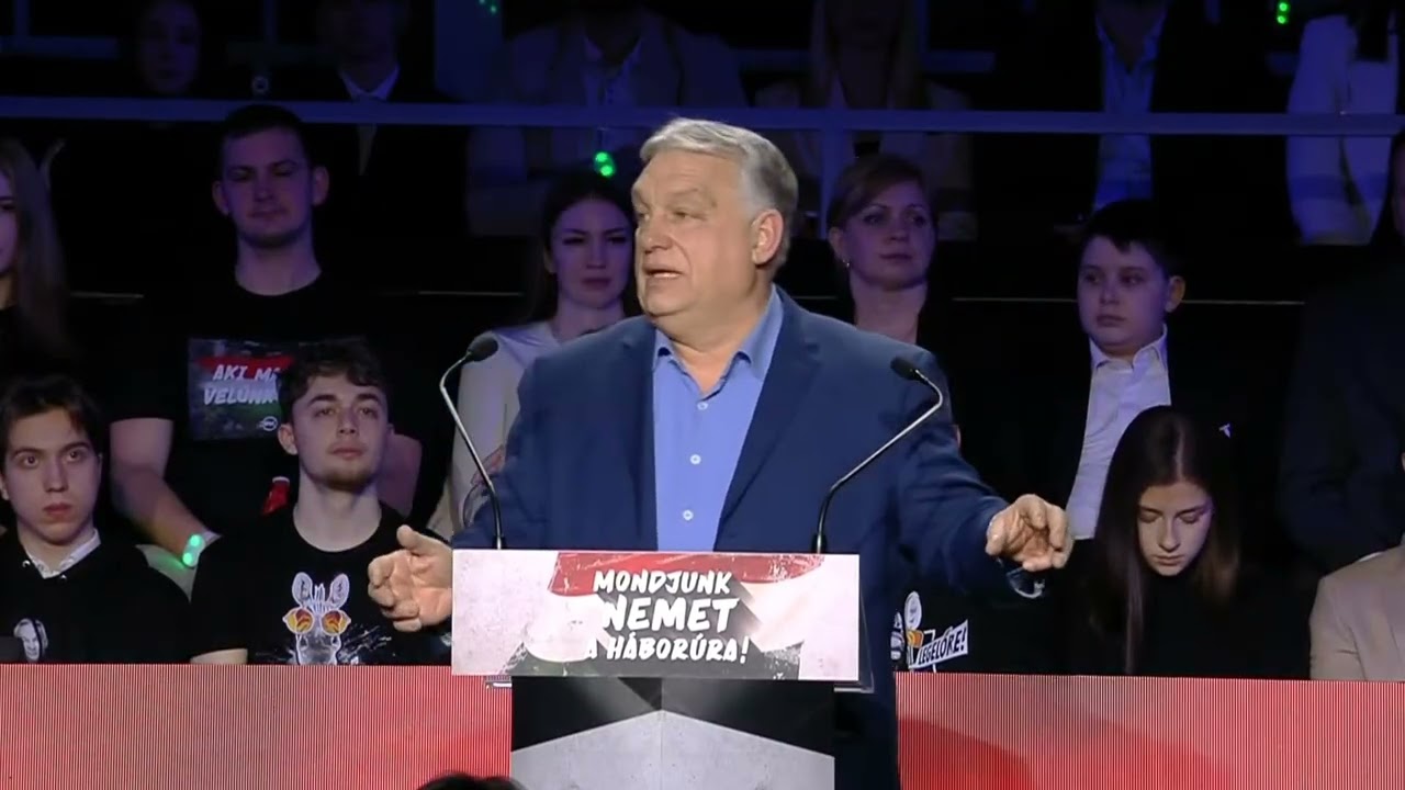 Orbán: hogy a háború megérkezzen Európába, ennek semmilyen realitása nincs.