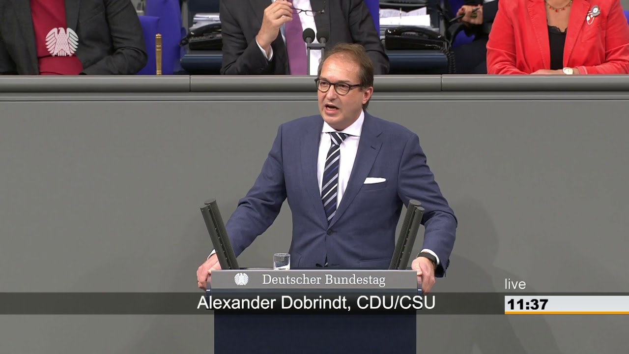 Alexander Dobrindt zum Migrationspakt