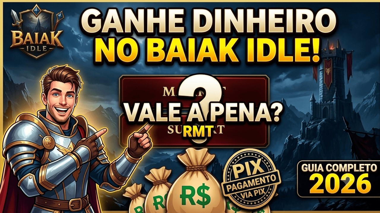 💰 Como Fazer RMT no Baiak Idle e Ganhar Dinheiro | Guia Completo