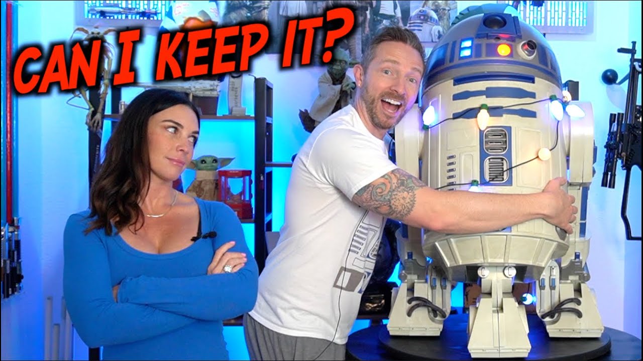 В Home Depot продавали ЭТО?! Распаковка и обзор аниматронной фигуры R2-D2 в натуральную величину.