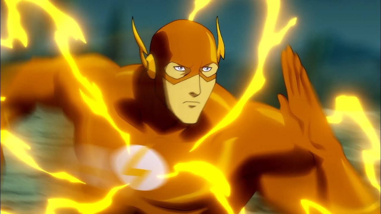 The Flash (DCAMU) Powers and Fight Scenes - Justice League: The Flashpoint Paradox Part 1