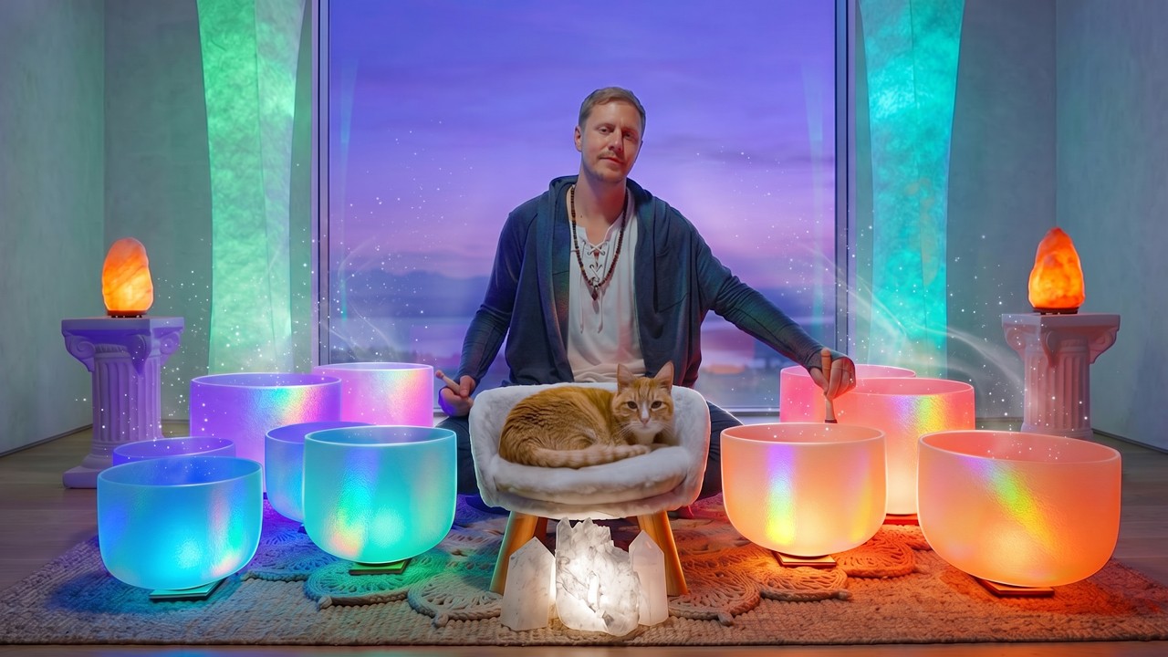 **ENERGY FIELD** Purification Sound Bath | Crystal Singing Bowls
