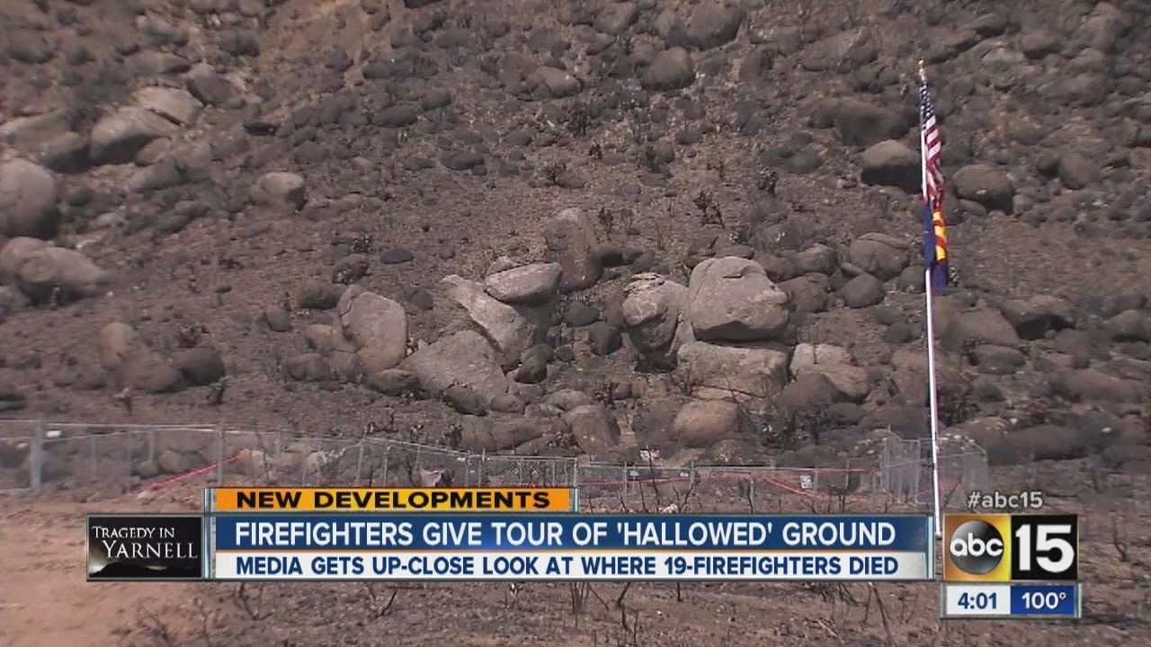 Firefighters give tour of Yarnell Hill fire site