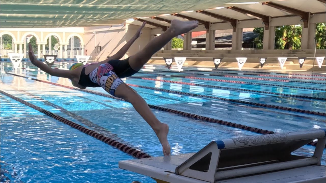 Improving Swimming Block Starts 8yo Girl
