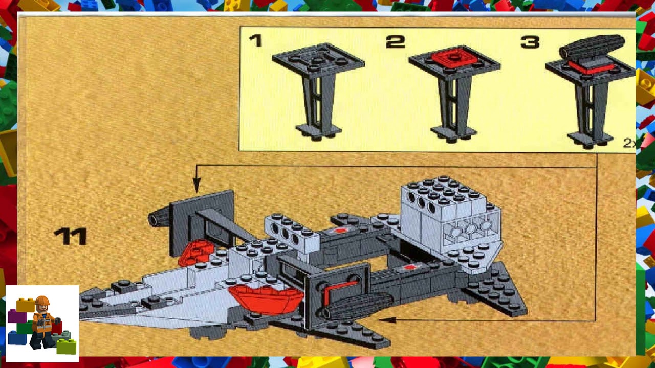 LEGO instructions - Space - Space Police 2 - 6897 - Rebel Hunter