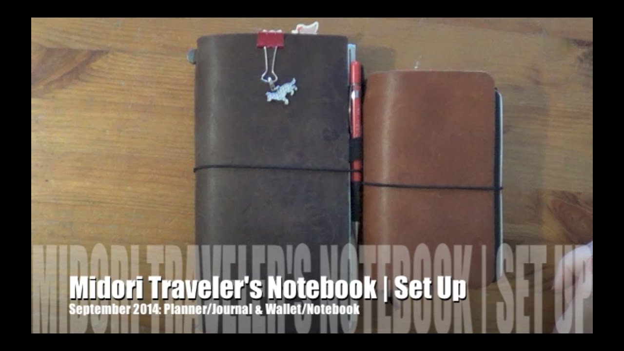 September 2014 Setup | Midori Traveler's Notebook Planner & Wallet
