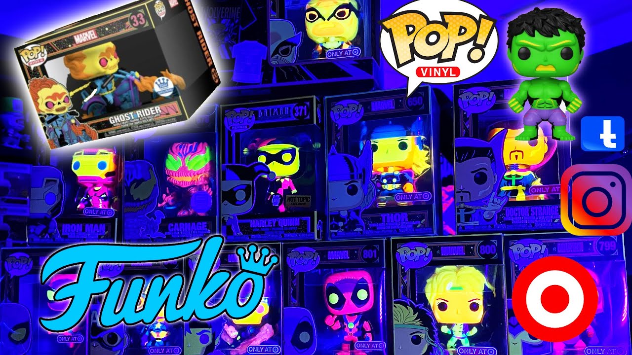 My Whole Blacklight Funko POP Collection