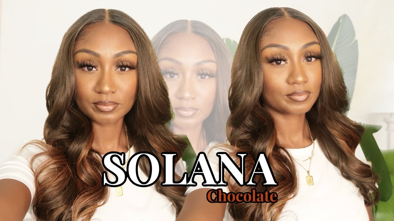 Beginner GLUELESS FALL WIG 🍂 | SOLANA Wig | FLAMBOYAGE CHOCOLATE| AMAZON