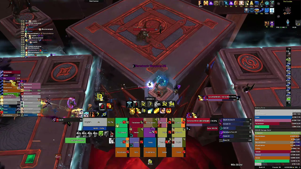 Zero Empathy vs Mythic Sylvanas Windrunner - Discipline Priest PoV