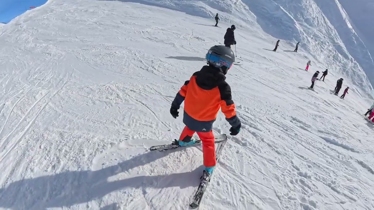 Piste bleue, en haut du Colorado