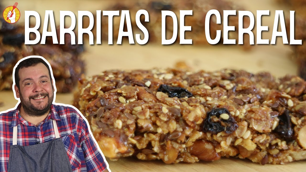 Cómo Hacer BARRITAS DE CEREALES caseras | Receta Fácil | Tenedor Libre