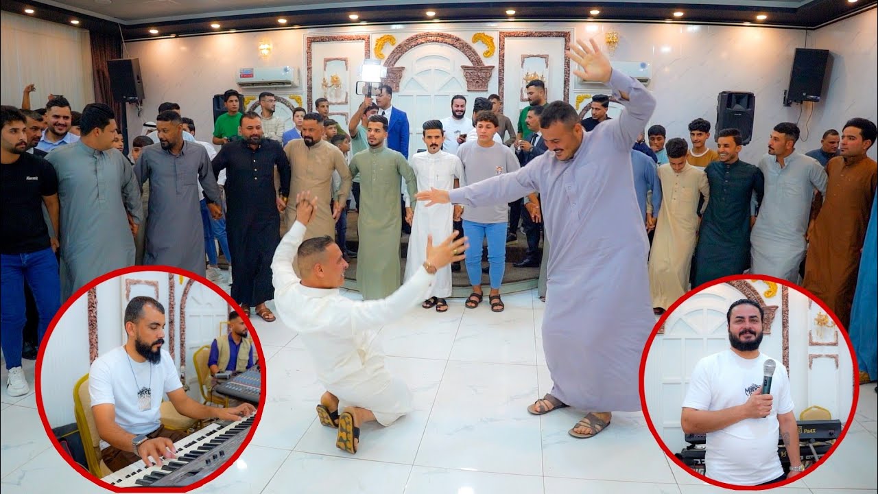 👌جديد وحصري📿🎤الفنان المبدع ماجد الهلالي🎹المايسترو طارق الحمداني💍عبدالقادر ومصطفى💒قاعة عيون👀بغداد