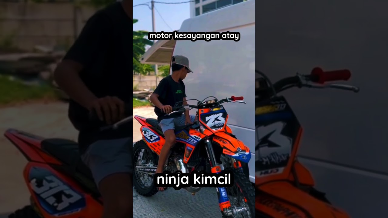 Motor Kesayangan M.Athar #motocross #gtx #grasstrack #ninja #mathar #mathar23