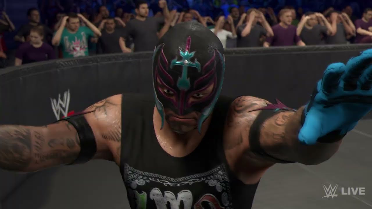 Полный матч WWE 2K26 — Рей Мистерио против Эдди Герреро — Матч с лестницами: SummerSlam 2005