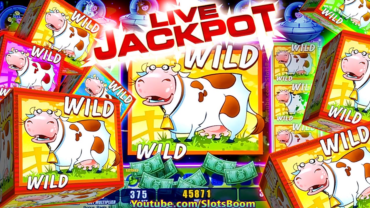 LIVE JACKPOT!!! MAX BET GIANT SYMBOLS BONUS!!! - Invaders Attack From the Planet Moolah CASINO SLOTS