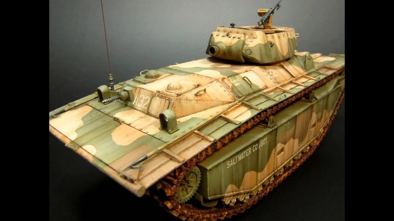 LVT-(A)4 - Tank Scalemodel diorama