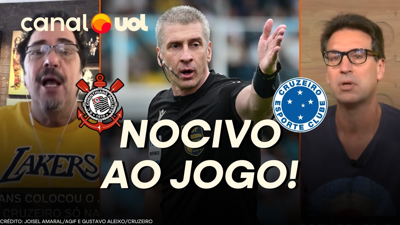 SE QUISER 'N&Atilde;O JOGAR', DARONCO &Eacute; O CARA! COLUNISTAS DETONAM &Aacute;RBITRO DE CRUZEIRO X CORINTHIANS