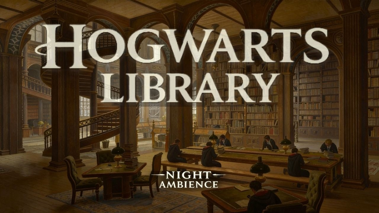 Hogwarts Library Ambience | Deep Focus Music for Studying & Concentration