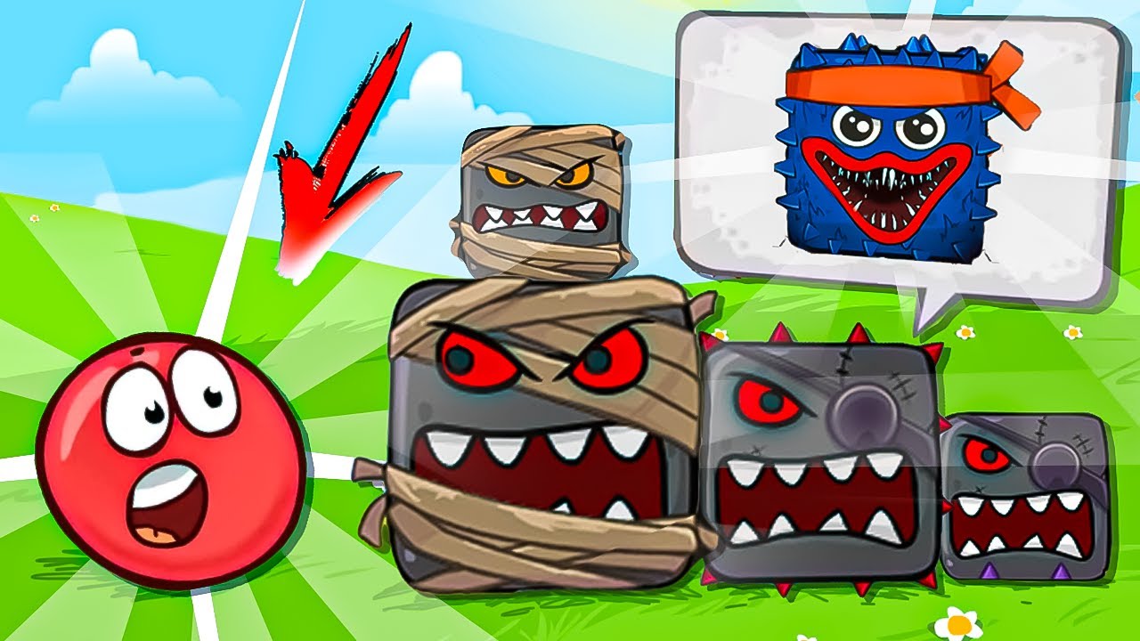 100 ДНЕЙ 🔴 RED BALL 4 🔴 ХАГГИ ВАГГИ 🔴 ИГРА КАЛЬМАРА АНИМАЦИЯ
