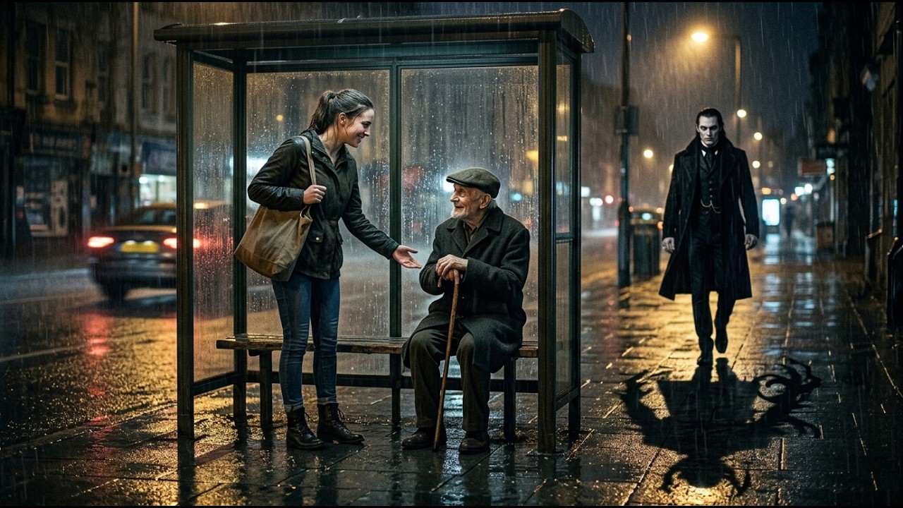 She Gave Her Seat to an Old Man on a Rainy Night — Until the Vampire King Stepped Forward
