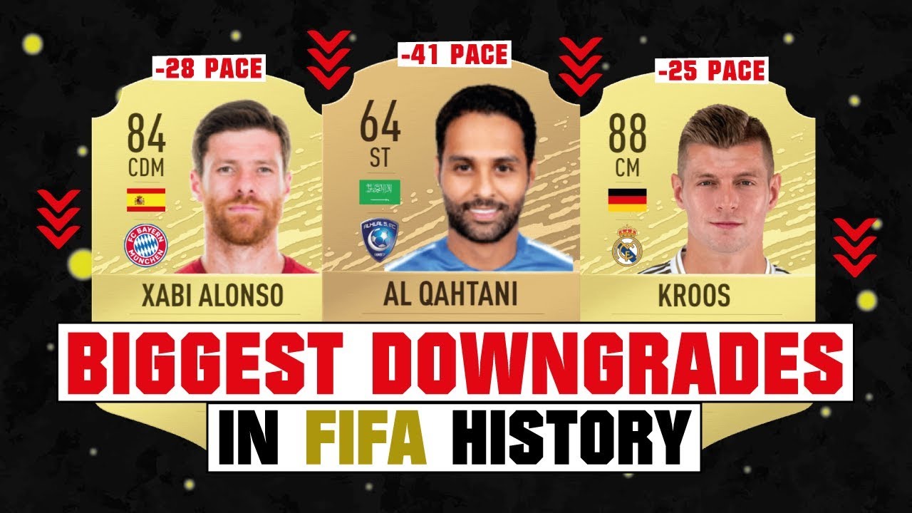 BIGGEST PACE DOWNGRADES IN FIFA HISTORY! ⬇️😱| FIFA 10 - FIFA 20