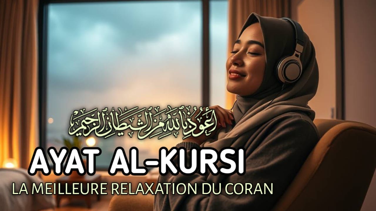 Ayat al-Kursi Lecture Douce 🌙 Anti Stress, Foi Renforcée et Nuit Paisible