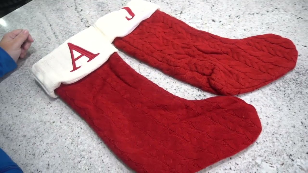 St. Nicholas Square 21-in. Initial unisex-adult, Stocking sock 'O' CHRISTMAS