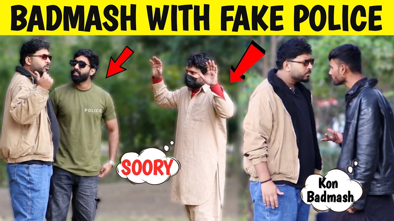 Fake Don With Fake Police Prank On Strangers😂|| HILARIOUS REACTION || by Sharik Shah & Iqbal Malik