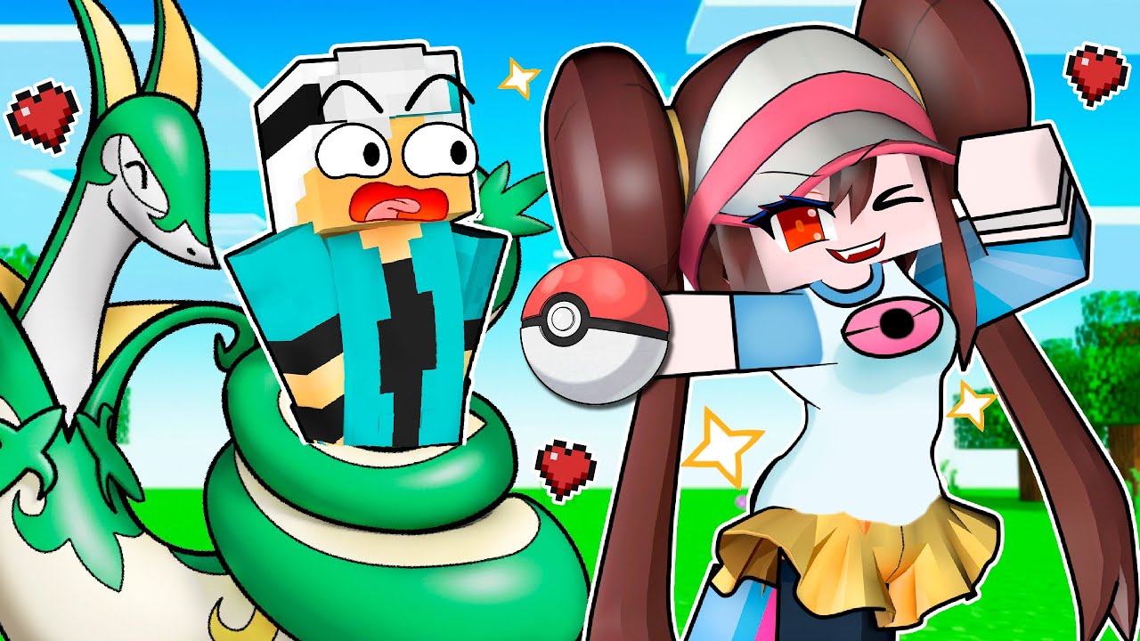 SOU O CRUSH da MESTRA POKEMON no Minecraft