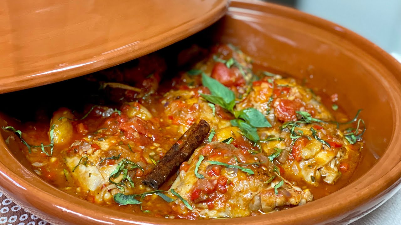 Chicken Tagine from a cookbook 'Tagines & Couscous'