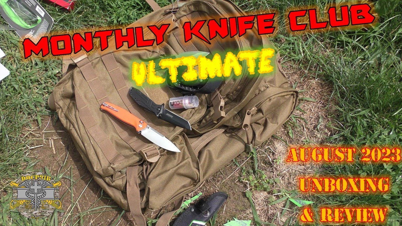 Monthly Knife Club Name Brand ULTIMATE Box!!! August 2023 Unboxing & Review