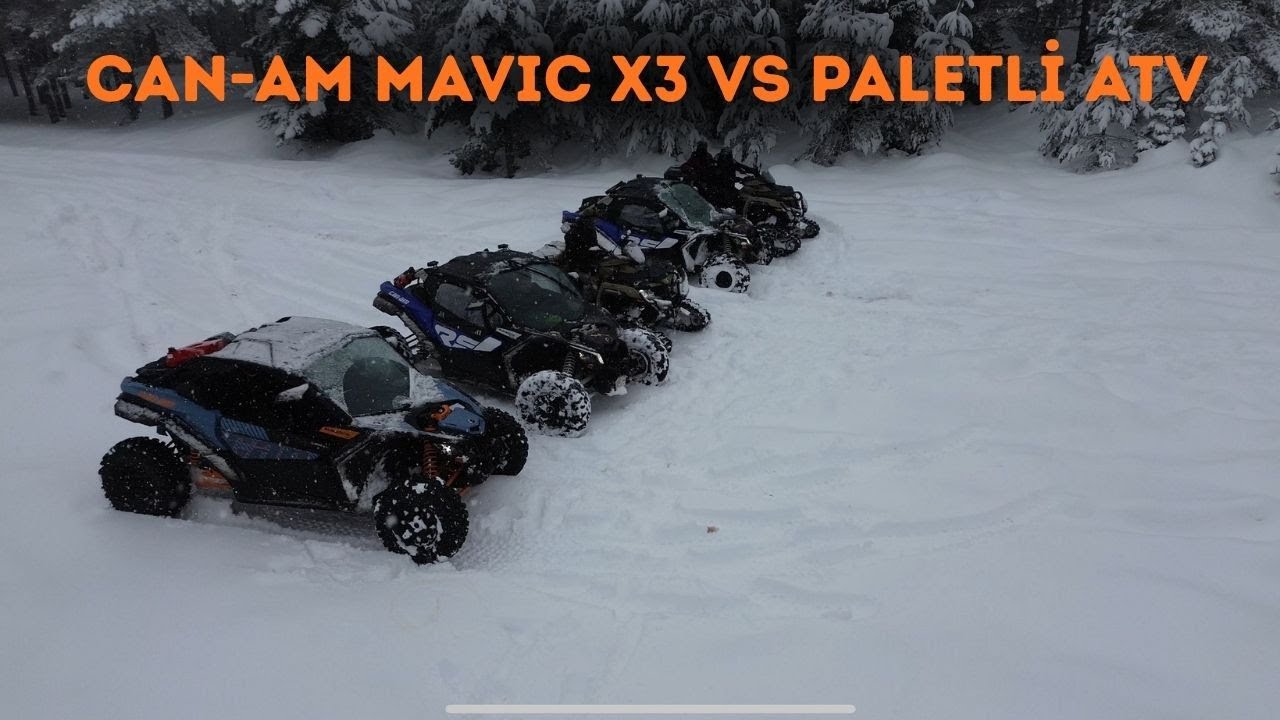 Can-Am X3 Turbo + ATV Snow Challenge | Karla Mücadele – Snow Adventure