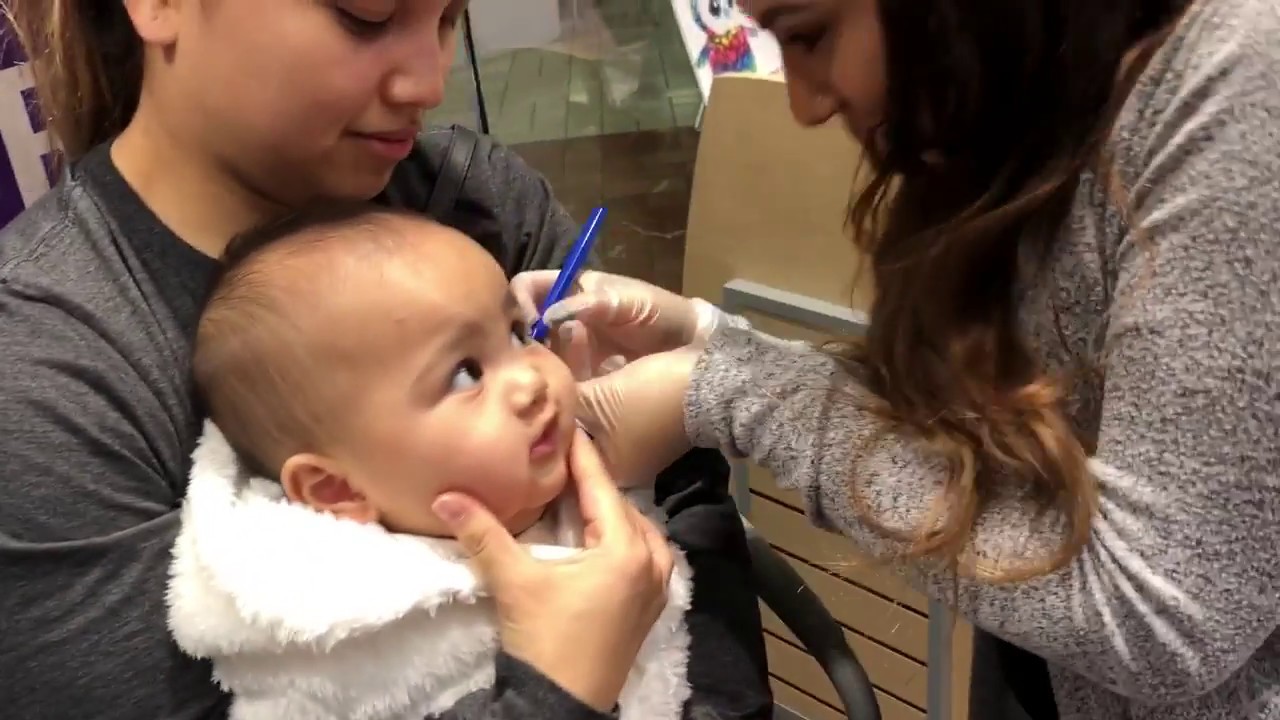 HAYDEN GETS HER EARS PIERCED!